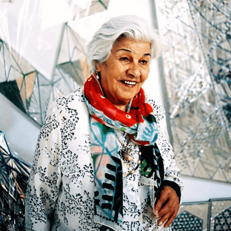 Monir Farmanfarmaian l'artiste des miroirs géométriques